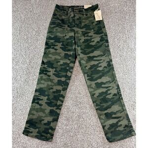 Universal Threads Camouflage Pants  Women's Size 0/25 Vintage Stretch Green NWT